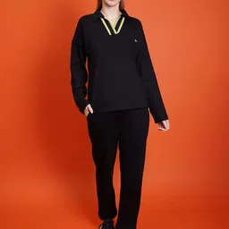 PRRODALITY Polo Collar Neck T-Shirt With Trousers Co-Ords-picture-12