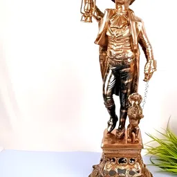 apka mart Bronze-Toned Figurine Showpiece-image-85