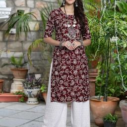 Ethnic basket Women Multicoloured Kurtas-picture-6