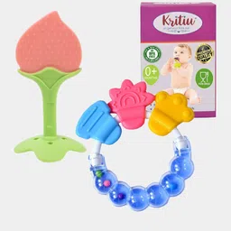 Kritiu Set Of 2 Food-Grade Silicone Baby Teether-9