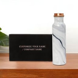 INTERNATIONAL GIFT White Single Copper Solid Water Bottle-image-56
