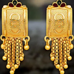 Luv Fashion Square Drop Earrings-image-92