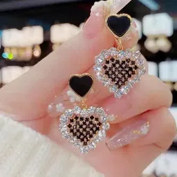 ONUYX Gold-Plated Alloy Zircon Earrings-44