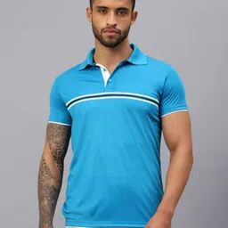VECTOR X Men Solid Polo Collar T-Shirt-image-79