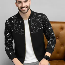 TRIPR Men Printed Mock Collar Sweaters-picture-21