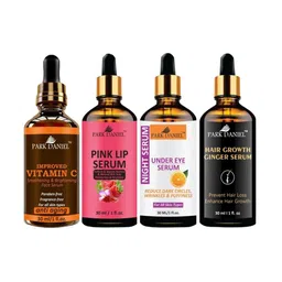 Park Daniel Set Of 4 Improved Vitamin C & Pink Lip With Undereye Serum & Hair Serum-5