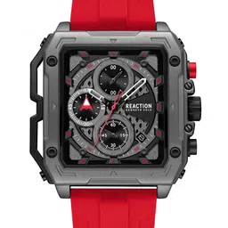 REACTION KENNETH COLE Men Printed Dial & Straps Reset Time Analogue Watch KRWGO0070305-0
