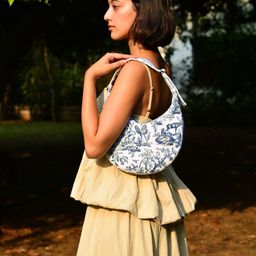 EcoRight Printed Half Moon Hobo Bag-image-78