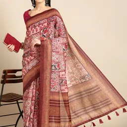 Tasarika Ajrak Printed Chanderi Saree-picture-43