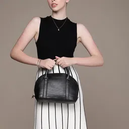 French Connection Structured Dome Handheld Bag-73