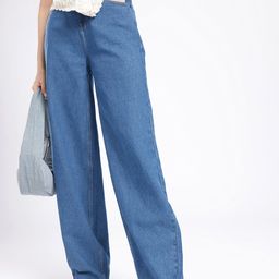 glitchez Women Relaxed Sharp Barrel Jeans-image-58