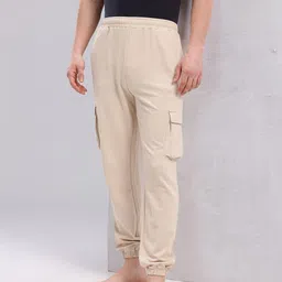 HRX by Hrithik Roshan Men Cargo-Style Yoga Joggers-image-100