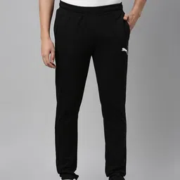 Puma Men Black Graphic 9 Brand Logo Placement Print Slim Fit Track Pant-image-91