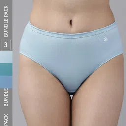 Van Heusen 3 Assorted Antibacterial Solid Pure Cotton Hipster Briefs ILIHP1CSSATLS11101-image-35