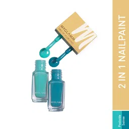 MyGlamm 2IN1 Nail Paint-Poolside Soiree-10ml-50