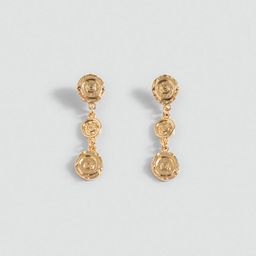 MANGO Circular Shape Drop Earrings-32