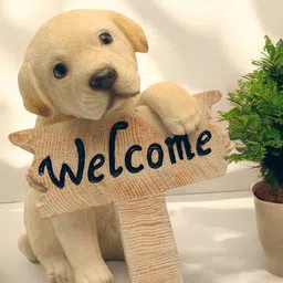 A Vintage Affair- Home Decor Beige Figurine Showpiece-54
