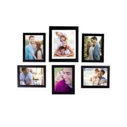 Art Street Black Solid Set Of 6 Wall Photo Frames image 2