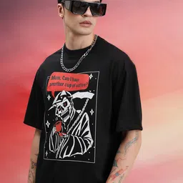 HIGHLANDER Unisex Graphic Printed Oversized T-shirt-picture-10