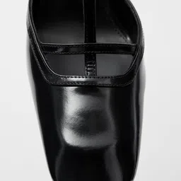 MANGO Leather Block Pumps image 5
