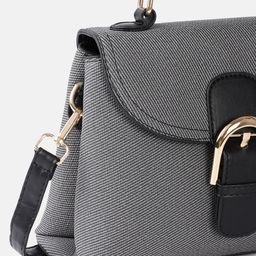 all about you Textured Structured Satchel image 2
