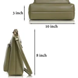 Exotic Structured Sling Bag image 5