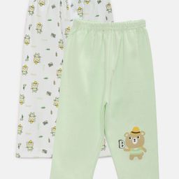 MeeMee Unisex Pack of 2 Lounge Pants NFUNICK111LGPK-2-Mint_White Aop-image-11