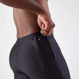 kalenji Men's Running Tight Shorts - Kiprun Run 100 Black image 5