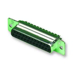 ITT CANNON D Sub Connectors SOCKET, D, T&D, 25WAY, ZDB25S-4