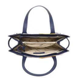 KLEIO Multicolor Color Block Medium Handbag image 4