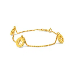 Kisna Diamond & Gold Jewellery 18k Iris Pure Gold Bracelet for Women-image-29
