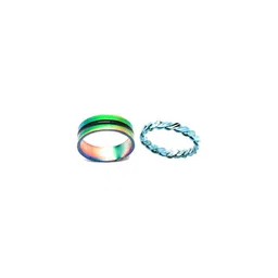 Dynamic Retail Global Unisex Multi Ring-80