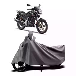 Auto Pearl Two Wheeler Cover with Bag for Hero New CBZ BS6, Silver-image-27