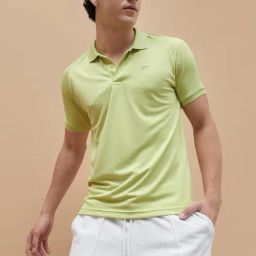 Fame Forever By Lifestyle Lemon Regular Fit Self Pattern Sports Polo-image-44
