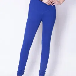 Dollar Missy Blue Cotton Leggings-image-7