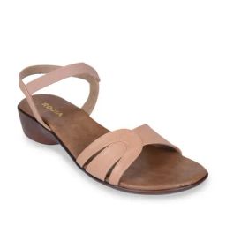 Rocia by Regal Women's Beige Sling Back Wedges-image-98