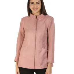 Mustard Pink Regular Fit Jacket-picture-3