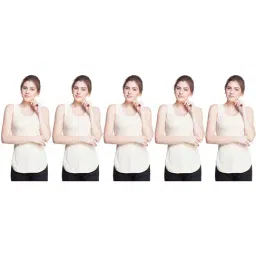 Dollar Missy Beige Cotton Camisole (Pack of 5)-image-24