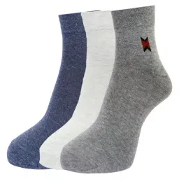 Dollar Multi Cotton Free Size Socks - Pack of 3-picture-0