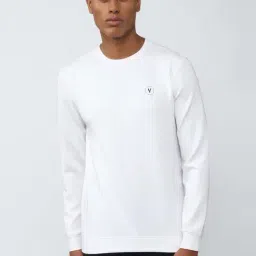 Van Heusen Flex White Regular Fit Sweatshirts-picture-39