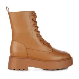 London Rag Women's Tan Derby Boots-56