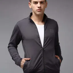 Showoff Grey Regular Fit Sweatshirt-picture-7