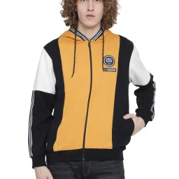 Octave Multi Regular Fit Colour Block Hooded Sweatshirts image 1