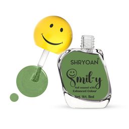 SHRYOAN Smiley Nail Paint With Enriched Color - 11 ml - Glade Green 37-34