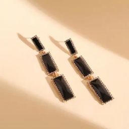 SOHI Bar Stone Drop Earrings For Women-image-19