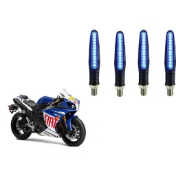Cartronics Pencil Type Blue LED Indicator  for Yamaha YZF R1 (Pack of 4 Pcs)-21
