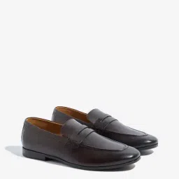 SOLEPLAY by Westside Dark Brown Penny Loafers-image-38