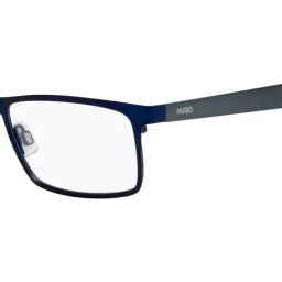 Hugo Blue Rectangular Eye Frame for Men image 3