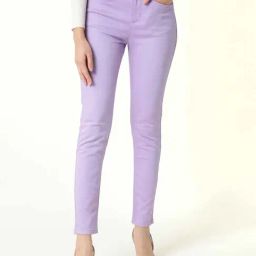 RAREISM Purple Cotton Blend Solid Jeans-image-45