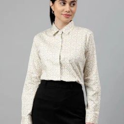 Hancock Beige Cotton Printed Shirt-picture-5
